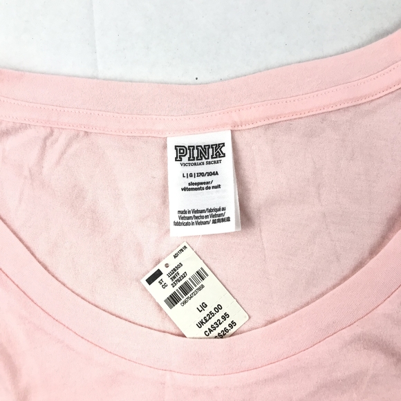 PINK Victoria's Secret Sleepwear T-Shirt - Picture 2 of 6